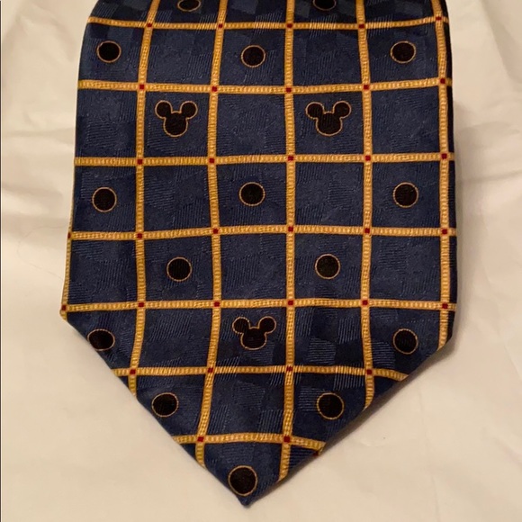 Disney Other - Disney Mickey Tie 100% Silk